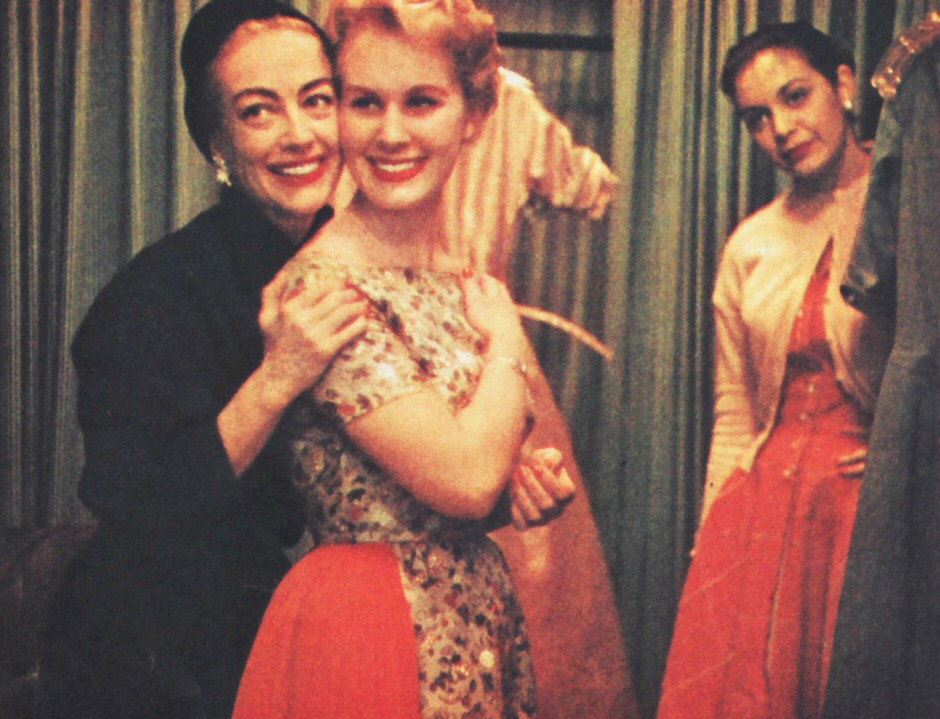 1956 in NYC, with Christina and designer Tina Leser.