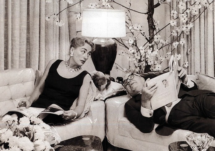 September 1958. Joan and husband Al Steele at home.