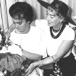 Summer 1960. Joan and the twins in Rio.