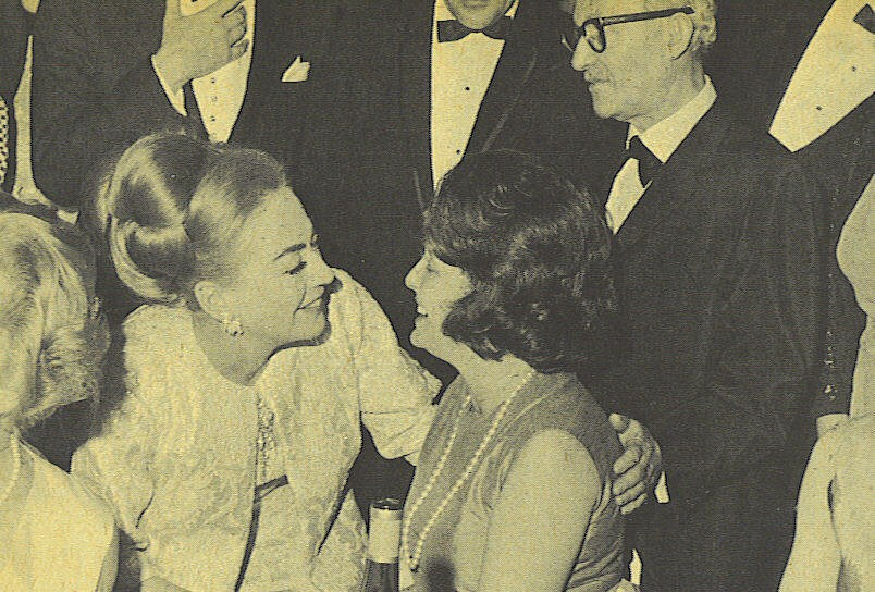 March 1967 with Patricia Neal at the Waldorf-Astoria in NYC.