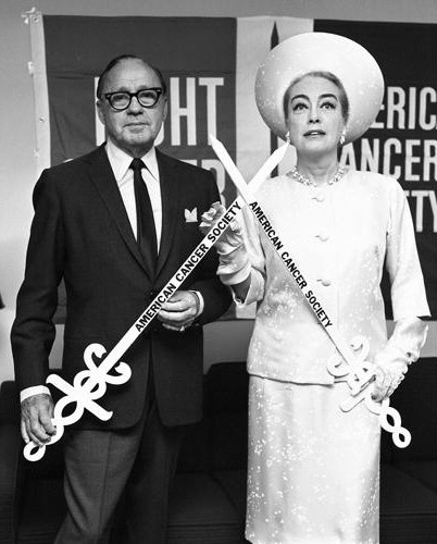 1967. American Cancer Society publicity with Jack Benny.