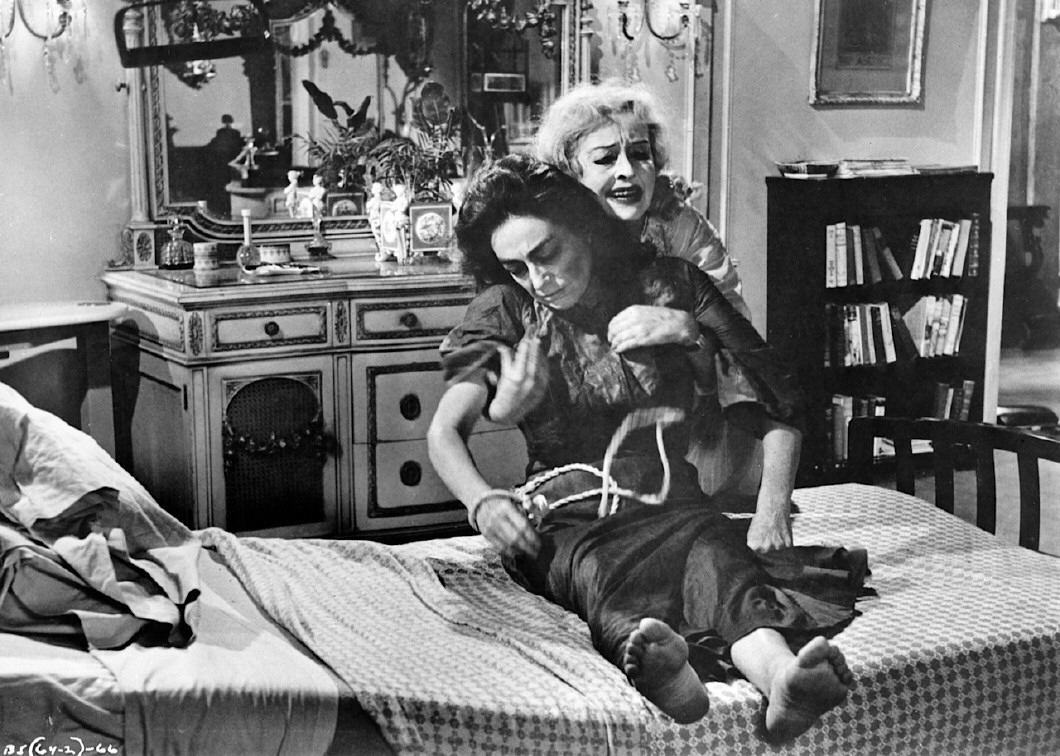 1962. 'What Ever Happened to Baby Jane?' With Bette Davis.