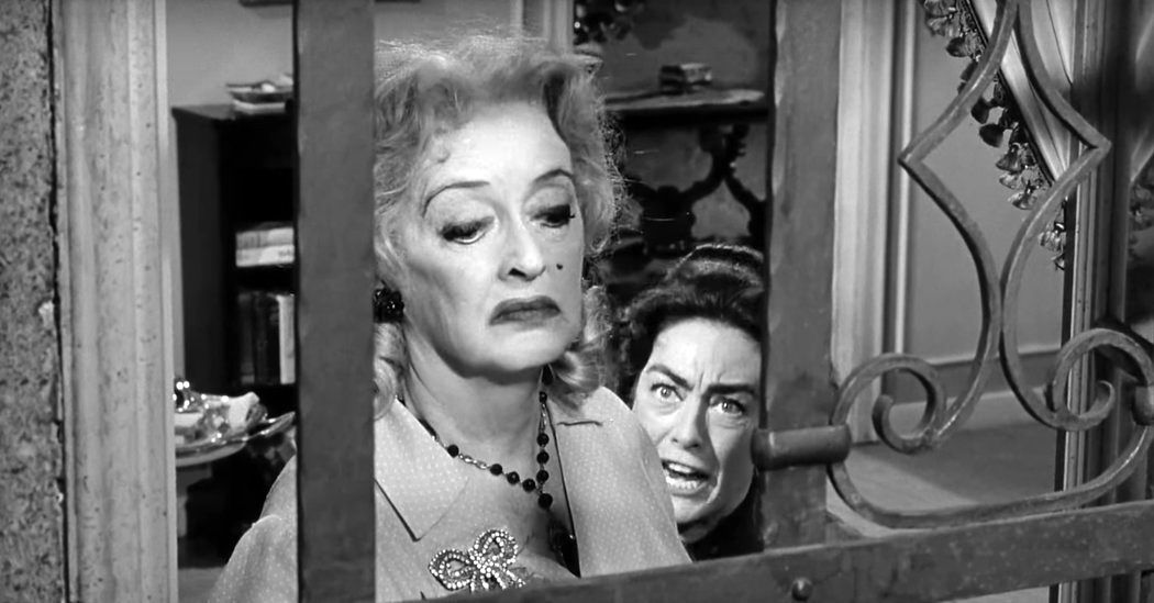 1962. 'What Ever Happened to Baby Jane?' With Bette Davis.