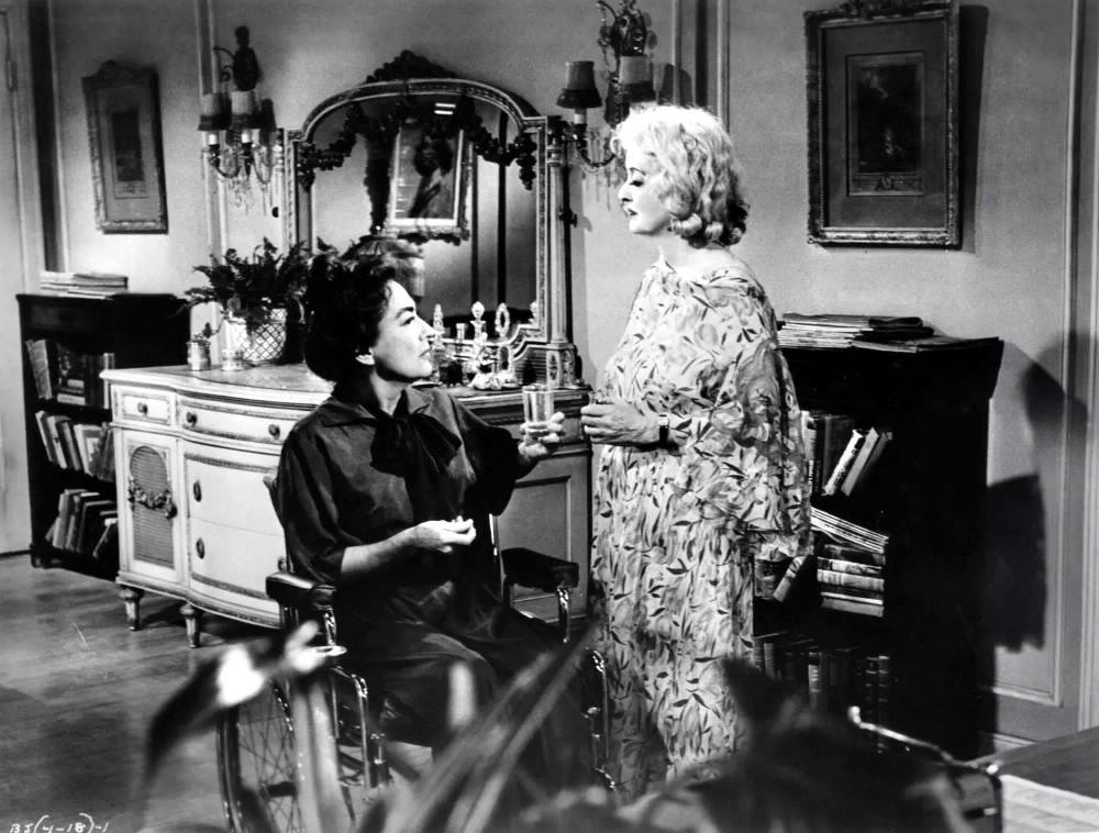 1962. 'What Ever Happened to Baby Jane?' With Bette Davis.