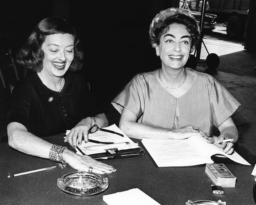 July 1962. On the set of 'Baby Jane.'