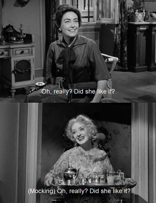 1962. 'What Ever Happened to Baby Jane?' screen shots.