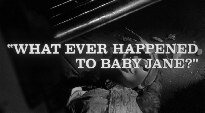 1962. Screen shot of 'Baby Jane' title.