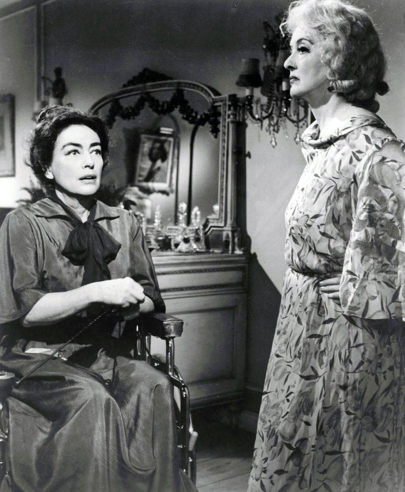 1962. 'What Ever Happened to Baby Jane?' With Bette Davis.