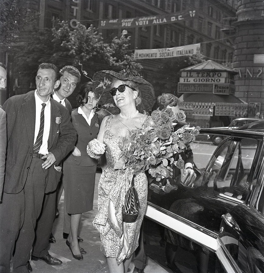 1962 at Rome's Hotel Via Veneto.