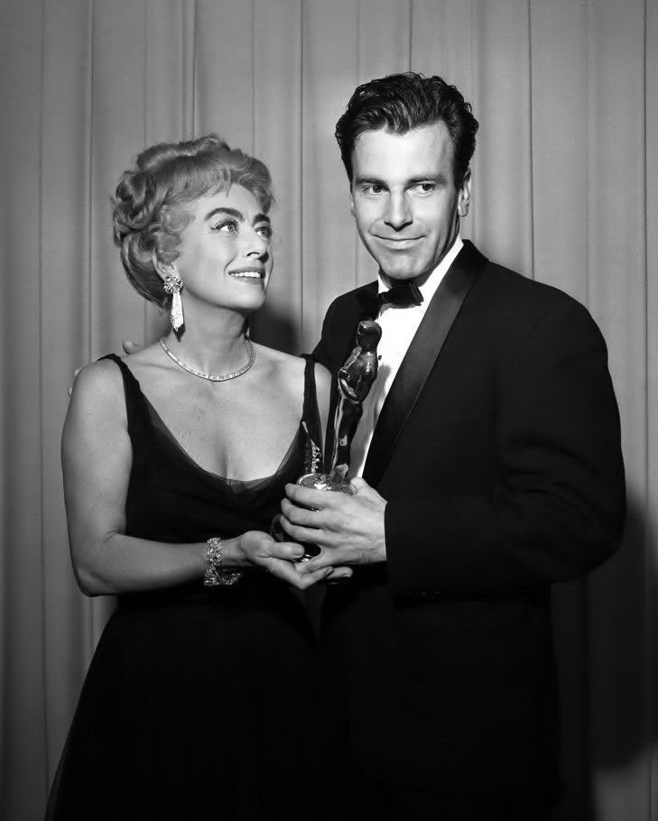 At the 4/9/62 Oscars with Maximilian Schell.