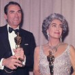 At the 4/8/63 Oscars with Gregory Peck. 