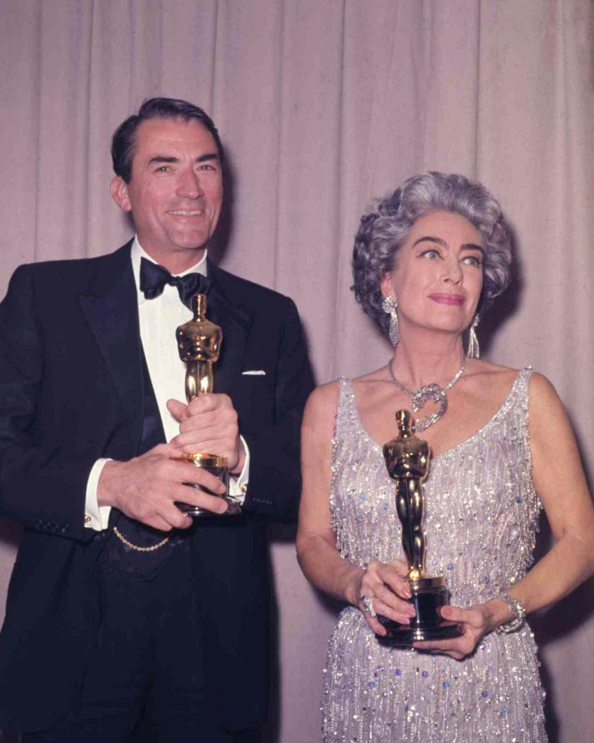 4/8/63 at the Academy Awards with Gregory Peck.