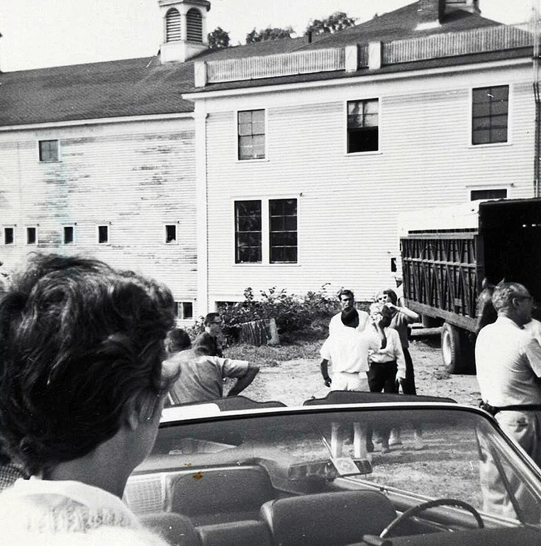 1963. On the set of 'Route 66.'