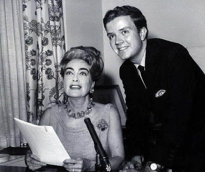 Fall 1964 with Albert Fisher at her 5th Ave. apartment, taping her narration for the '64-'65 NY World's Fair radio series.