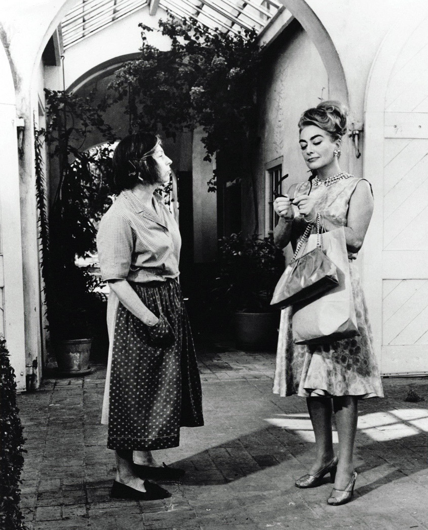 1964. 'Hush...Hush, Sweet Charlotte.' With Agnes Moorehead.