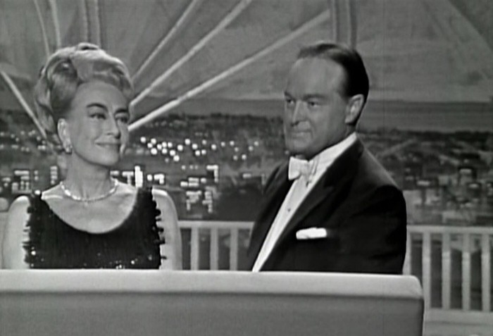 4/15/65. With Bob Hope at the Oscars. About to announce Best Director.