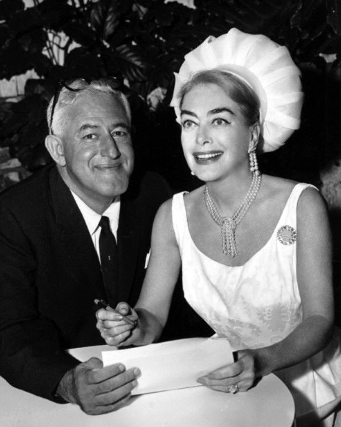 9/29/64. Contract signing for 'I Saw What You Did' with director William Castle.