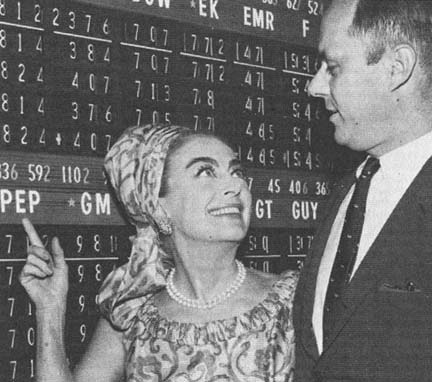 1965. Joan buys first shares in newly formed PepsiCo.