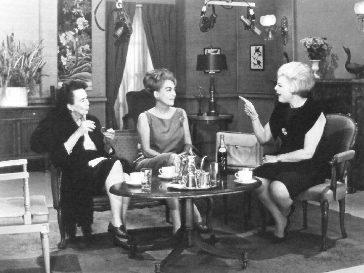 1965. On 'Girl Talk' with Virgilia Peterson and Virginia Graham.