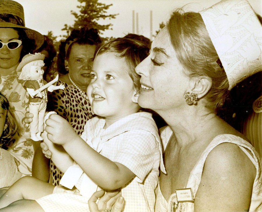 June 1965. At the UNICEF booth of the NYC World's Fair.