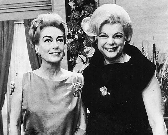 1965 with Virginia Graham on the set of Graham's show 'Girl Talk.'