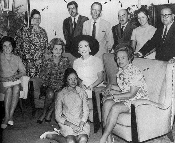 1967. Joan with Brazilian relatives.