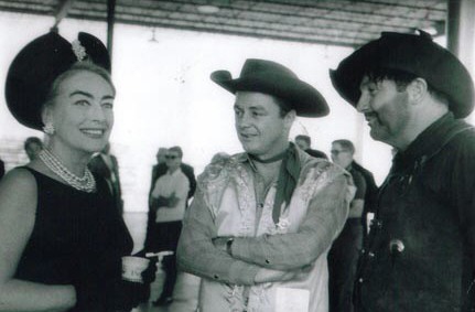 1967 in Beaumont, Texas, with Cowboy John and Black Bart of the 'Circle 4 Kiddie Club' show.