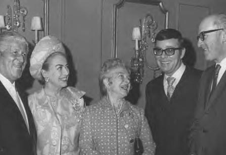 Circa 1968, with Helen Hayes at unknown event.