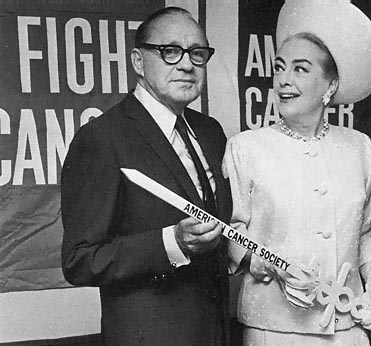 American Cancer Society benefit, circa 1969, with Jack Benny.