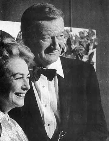 1970 Golden Globes, with John Wayne.