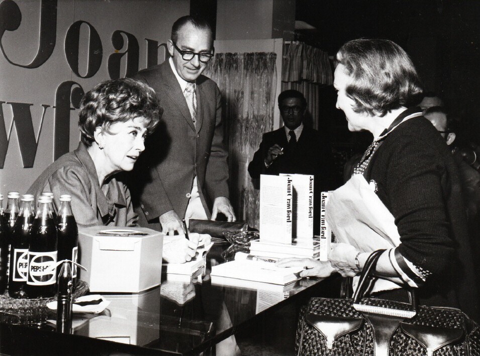 1971. An LA book signing for 'My Way of Life.'