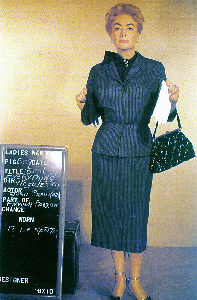 1959. 'Best of Everything' wardrobe test. (Thanks to Steve Pickens.)