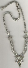 16-inch '60s rhinestone necklace from Sydney Guilaroff's '95 auction.