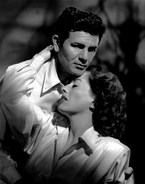 1946. 'Humoresque' publicity. With John Garfield.