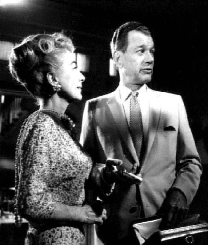 1964. 'Hush,' with Joseph Cotten. (Thanks to Steve Pickens.)