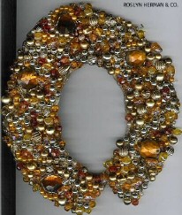 A collar encrusted with semi-precious stones, including topaz. From a Roslyn Herman auction.