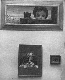 Margaret Keane paintings. Photo courtesy of Bryan Johnson.