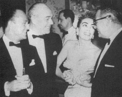 From left: Shields, 
Haines, Joan, Al Steele. 1957.