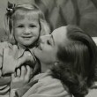 1937 with niece Joanie LeSueur. Shot by Hurrell. (Thanks to HB.)