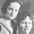 Joan and mother during Joan's St. Agnes Academy years, circa 1918.