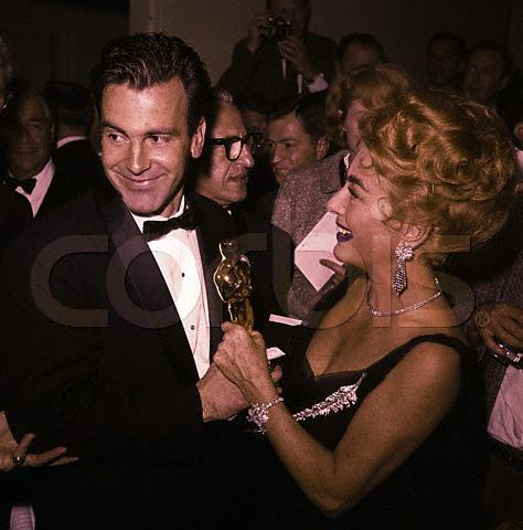 April 9, 1962. With Maximilian Schell.