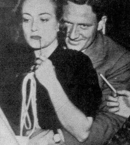 On the 'Mannequin' set with Spencer Tracy.