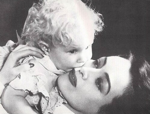 1940. With baby Christina.