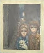 'Lost' by Margaret Keane. Seen in Joan's apartment.