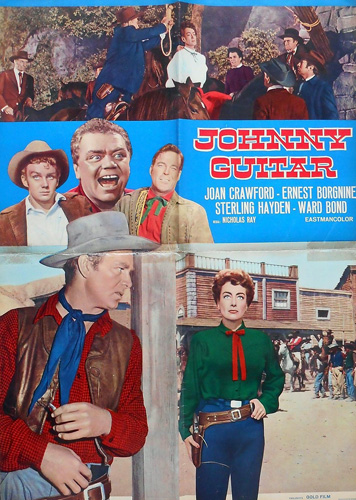1960s re-release Italian poster for 'Johnny Guitar.'
