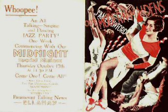 Flyer for midnight show. Image courtesy of Silent Film Still Archive.