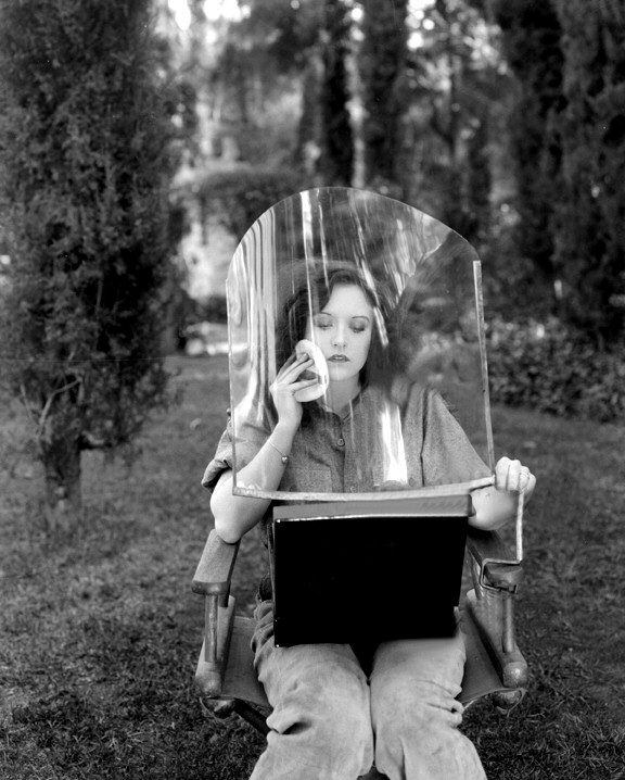 1928. On the set of 'Rose-Marie.'
