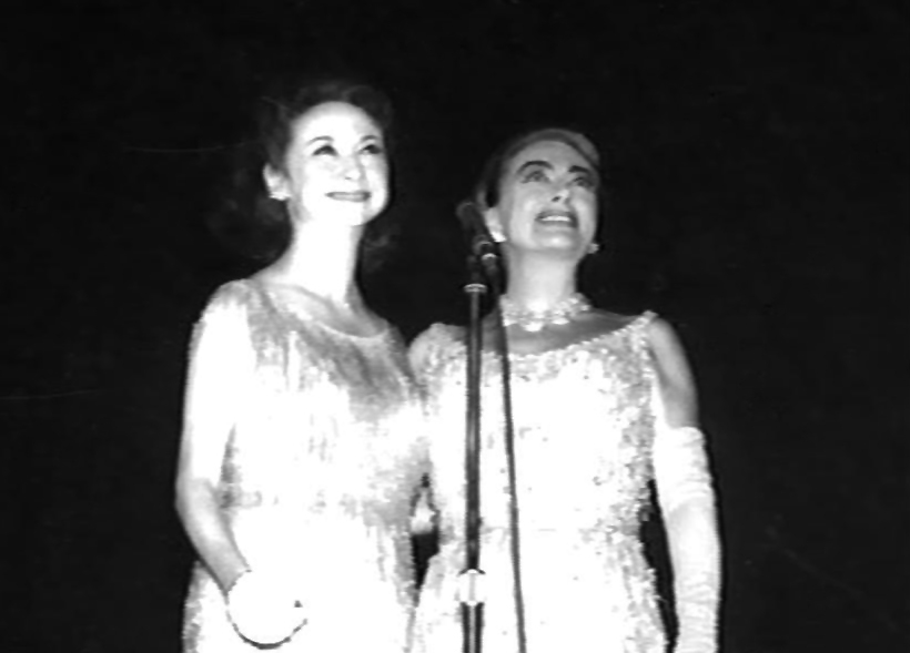 1/24/64. Harlem promo event for 'Strait-Jacket.' With Dorothy Kilgallen. (Thanks to Bryan Johnson.)