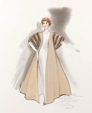 Costume sketch by Helen Rose.