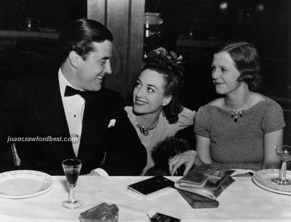 At the Trocadero, with Ray Milland and Mrs. Irving Berlin.